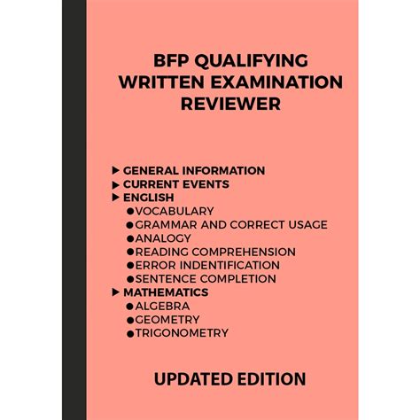 bfp qualifying exam reviewer pdf 2023|BFP QUALIFYING WRITTEN EXAM REVIEWER (2023 Edition).